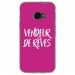 TPU0XCOVER4VENDREVEFUSHIA - Coque souple pour Samsung Galaxy XCover 4 avec impression Motifs vendeur de rêves fushia