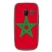 TPU1ASHA302DRAPMAROC - Coque souple pour Nokia Asha 302 avec impression Motifs drapeau du Maroc