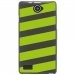 TPU1DIVE30BANDESVERTES - Coque souple pour Orange Dive 30 avec impression Motifs bandes vertes