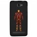 TPU1HELIUM45IRON - Coque souple pour Archos 45 Helium 4G avec impression Motifs Iron