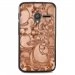 TPU1PIXI340ARABESQUEBRONZE - Coque Souple en gel noir pour Orange Rise-30 avec impression Motifs arabesque bronze