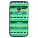 TPU1PIXI340AZTEQUEBLEUVERT - Coque Souple en gel noir pour Orange Rise-30 avec impression Motifs aztèque bleu et vert