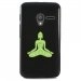 TPU1PIXI340BOUDDHAVERT - Coque Souple en gel noir pour Orange Rise-30 avec impression Motifs bouddha vert