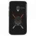 TPU1PIXI340DARKLASER - Coque Souple en gel noir pour Orange Rise-30 avec impression Motifs Dark et sabres lasers