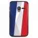 TPU1PIXI340DRAPFRANCE - Coque Souple en gel noir pour Orange Rise-30 avec impression Motifs drapeau de la France