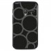 TPU1PIXI340RONDGRIS - Coque Souple en gel noir pour Orange Rise-30 avec impression Motifs ronds gris