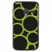 TPU1PIXI340RONDVERT - Coque Souple en gel noir pour Orange Rise-30 avec impression Motifs ronds verts