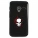 TPU1PIXI340SKULLTRIBAL - Coque Souple en gel noir pour Orange Rise-30 avec impression Motifs tête de mort sur fond tribal